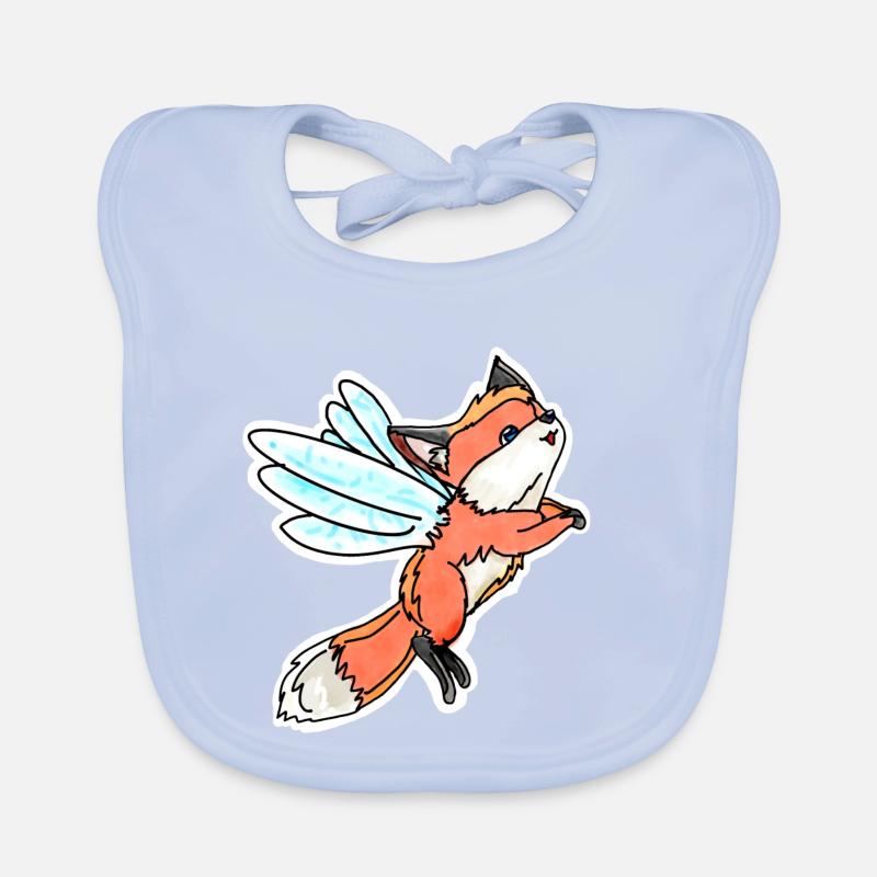 Fantastic, Flying Fairy Fox Organic Baby Bibs