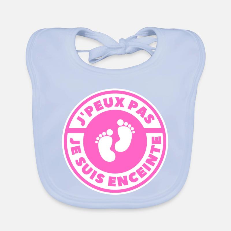 je peux pas je suis enceinte Bavoir bio Bébé