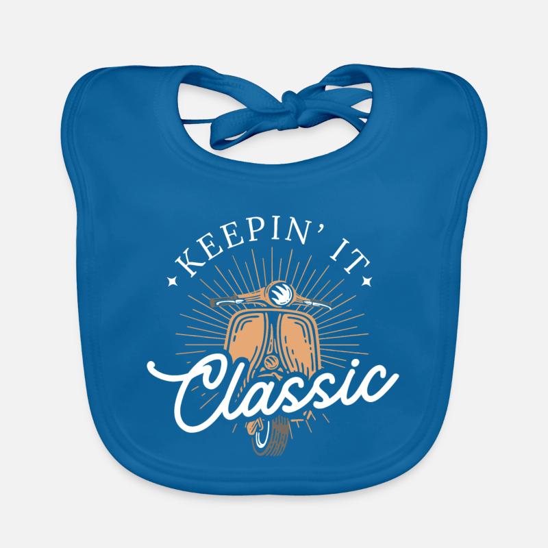 Keepin' It Classic - Scooter rétro Bavoir bio Bébé
