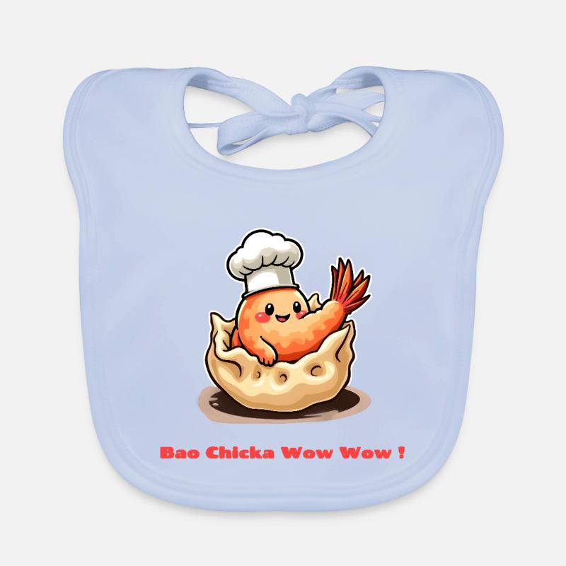 Shrimp Dumpling – Bao Chicka Wow Wow! Baby Bio-Lätzchen