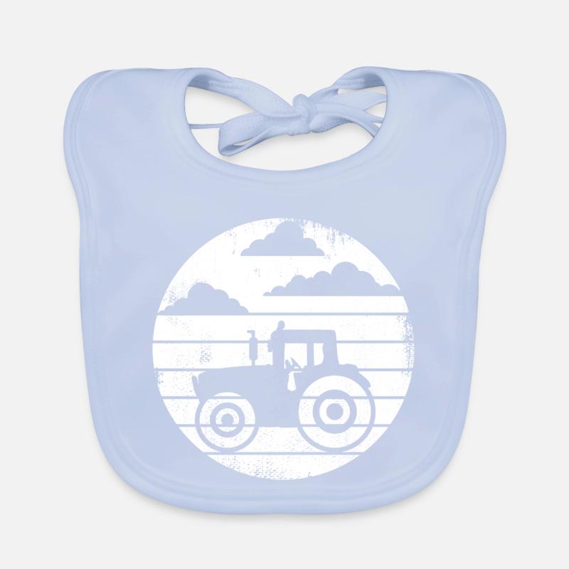 Traktor Baby Bio-Lätzchen