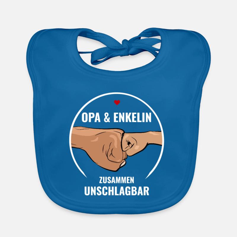 Opa & Enkelin – Faust an Faust Unschlagbar Baby Bio-Lätzchen