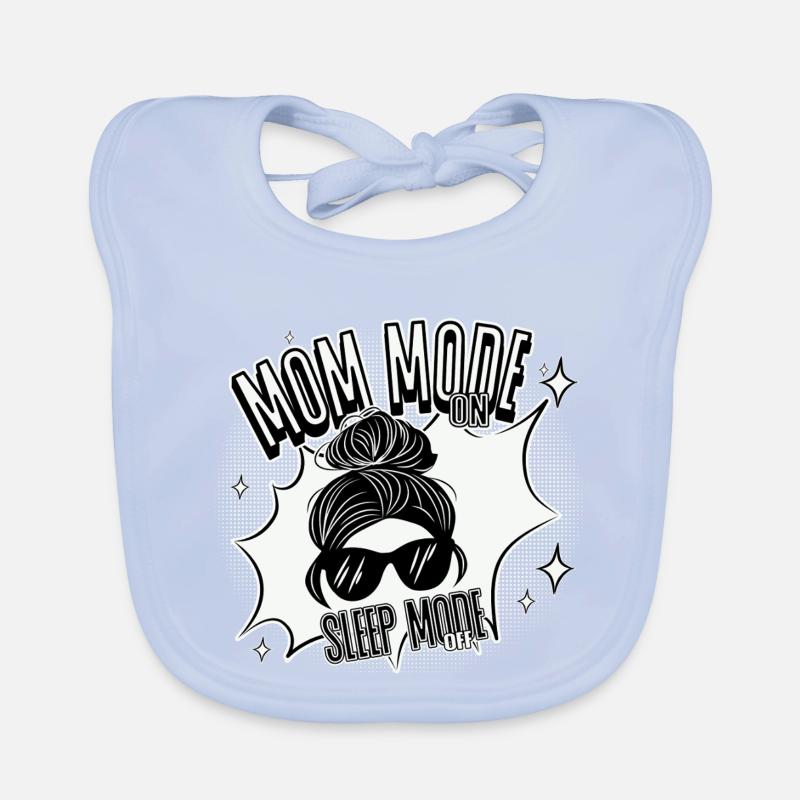Mode Maman Activé – Mode veille désactivé Bavoir bio Bébé