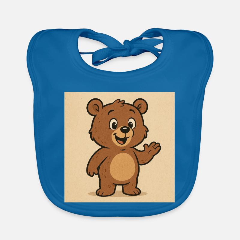 Ours mignon Bavoir bio Bébé