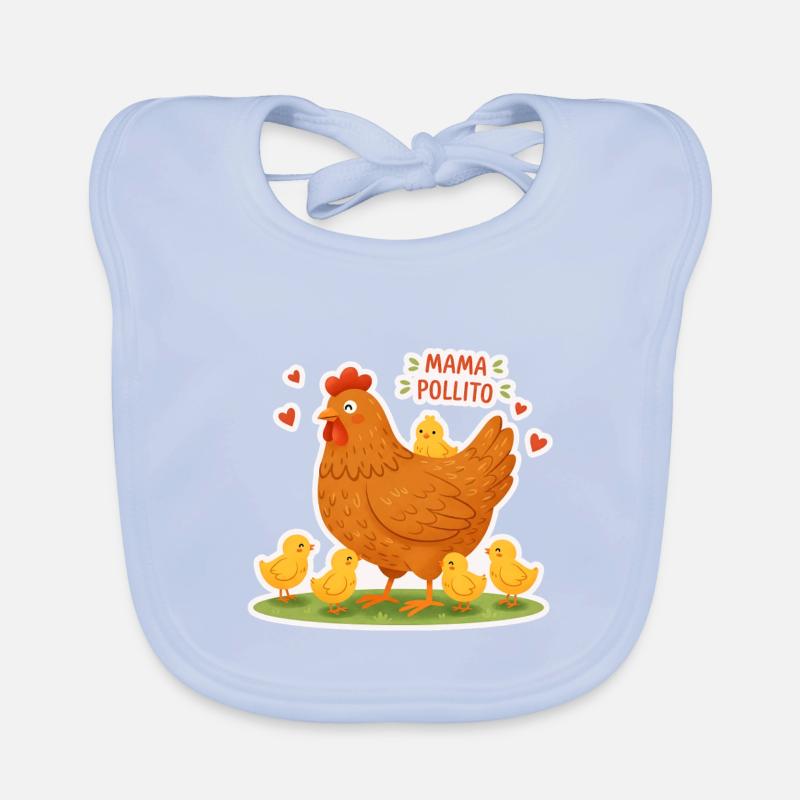 Super Mama Poule Bavoir bio Bébé
