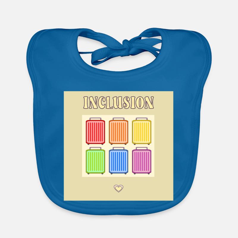 Inclusion Diversit Pride Fiert Suitcase Organic Baby Bibs
