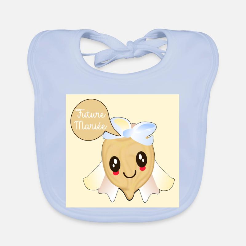 Chickpea Bride-to-Be Organic Baby Bibs