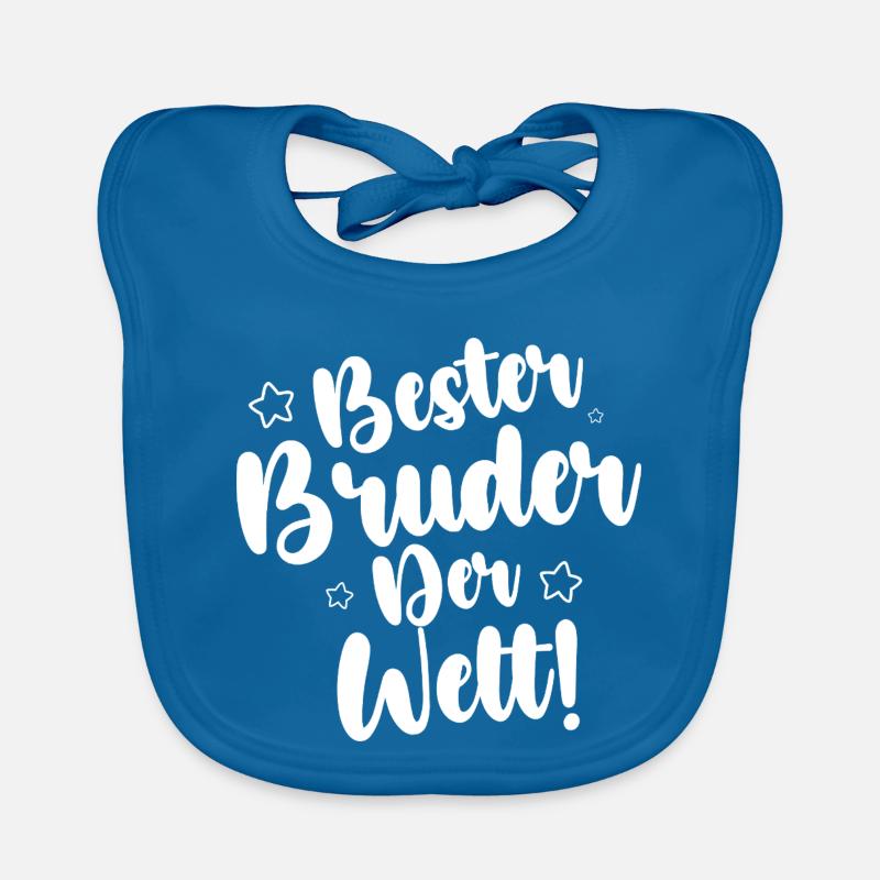 Bester Bruder Der Welt Baby Bio-Lätzchen