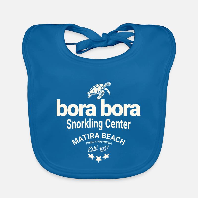 Bora Bora Scuba Diving Organic Baby Bibs