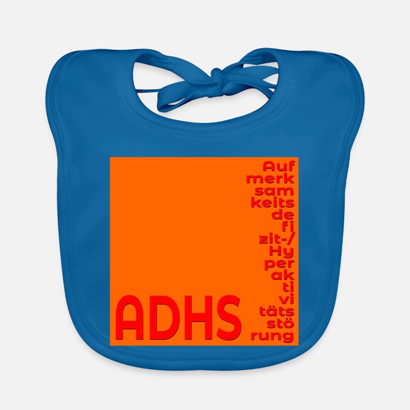 ADHD'S FOCUS CONCENTRATION Organic Baby Bibs