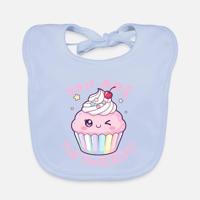 Du Bist Der Süßeste Cupcake Baby Bio-Lätzchen
