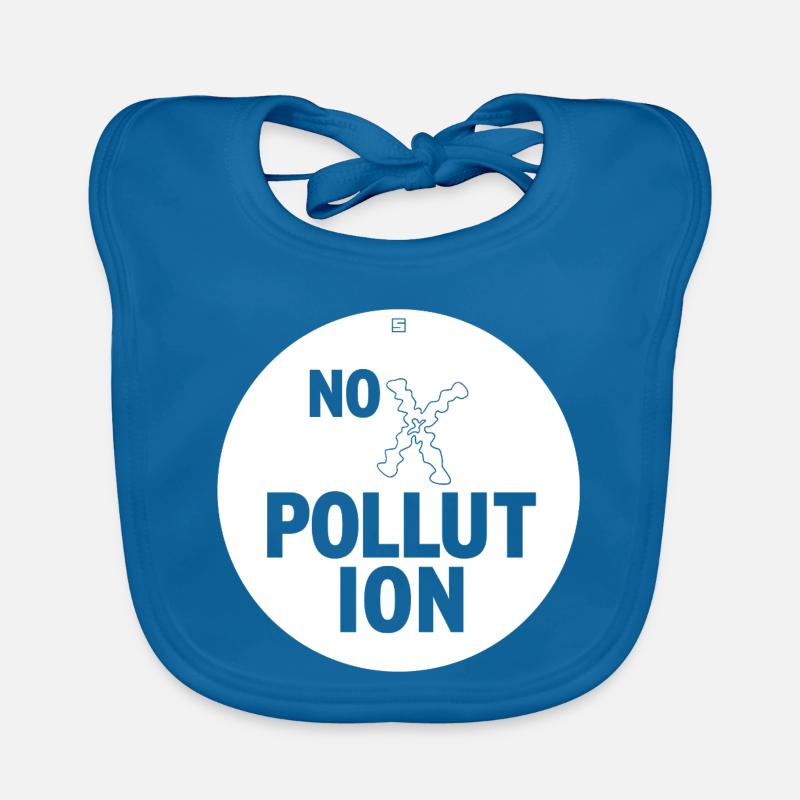 PAS DE POLLUTION Bavoir bio Bébé