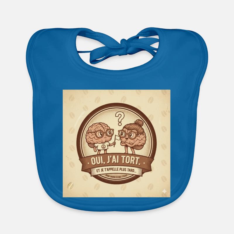 I'm Wrong - Duo Brain Organic Baby Bibs