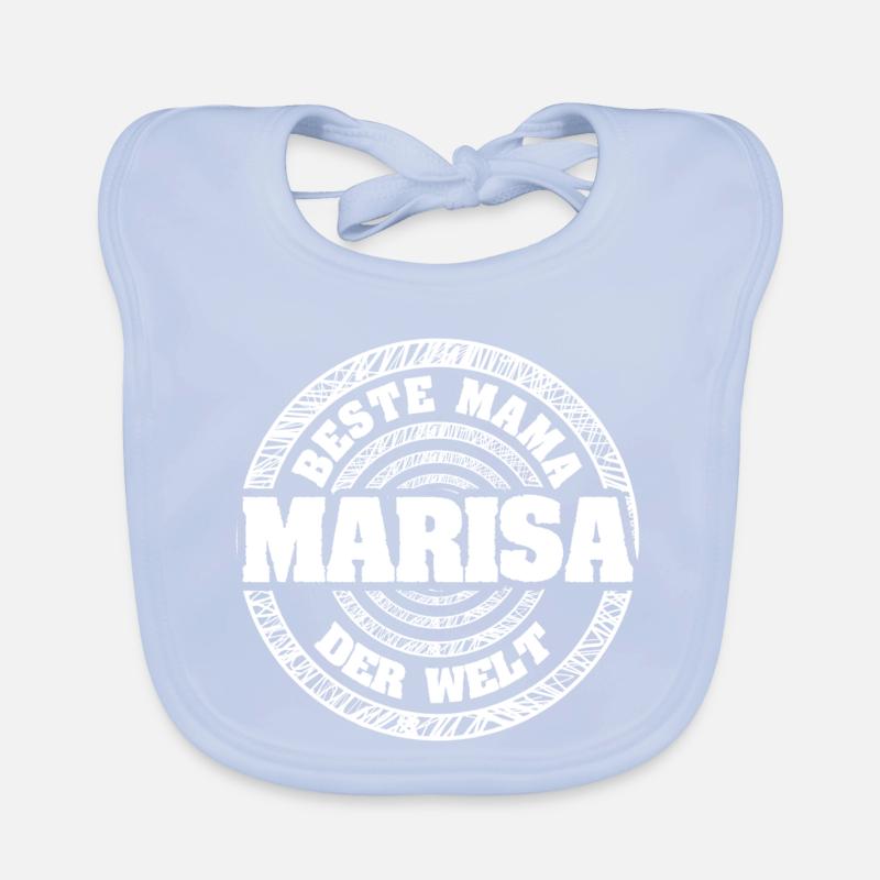 Marisa als Mutter Baby Bio-Lätzchen