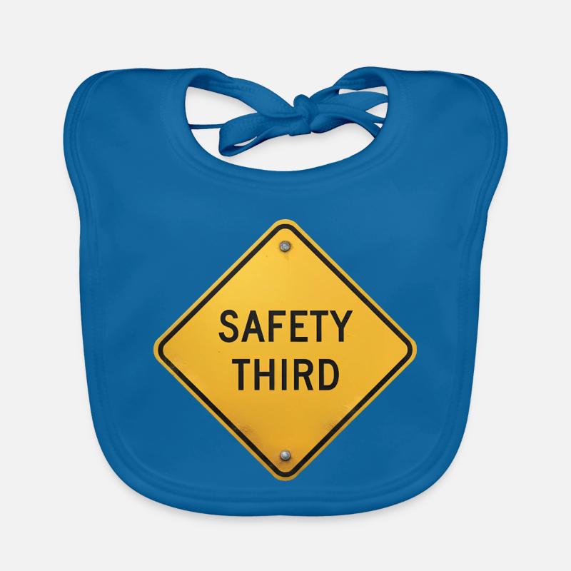 Safety Third Road Sign Safety Third Organic Baby Bibs