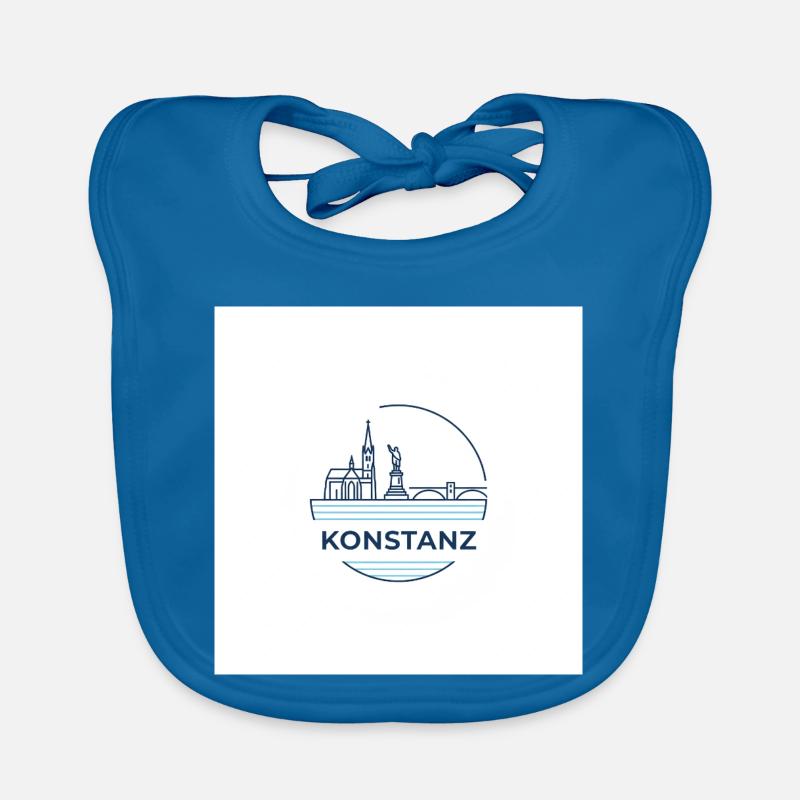 Constance Skyline Lake Constance Emblem Organic Baby Bibs