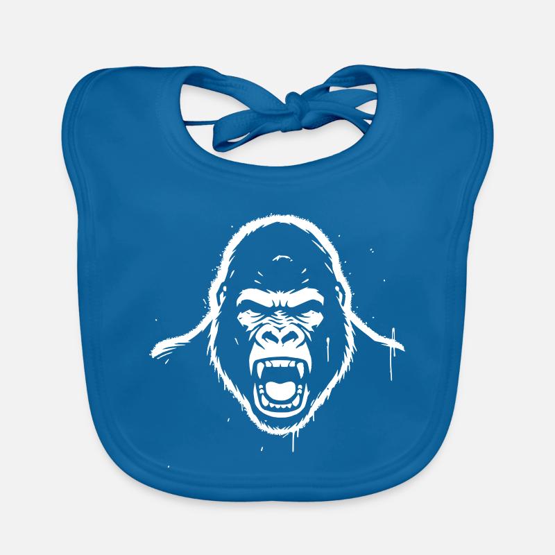 wuetender-gorilla-stencil-grunge-vector_path12 Baby Bio-Lätzchen
