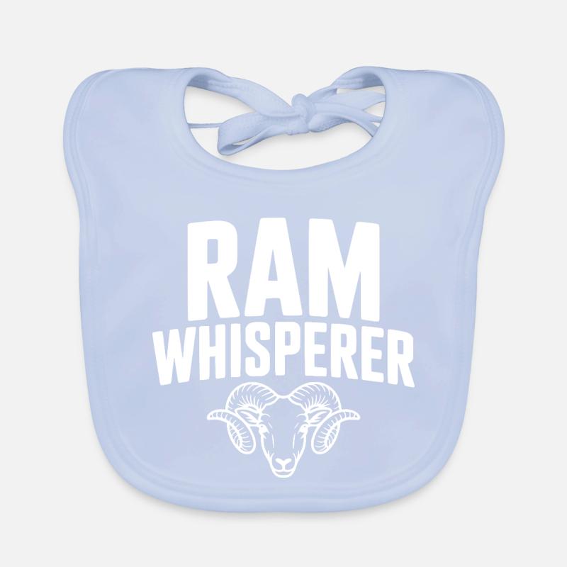 Ram-Flüsterer Baby Bio-Lätzchen