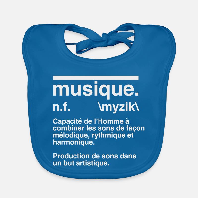 Music Definition Dictionary Style Organic Baby Bibs