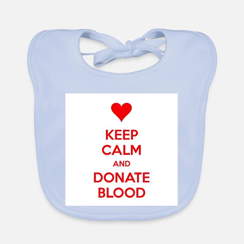 Calm Heart spenden Sie Blut Baby Bio-Lätzchen
