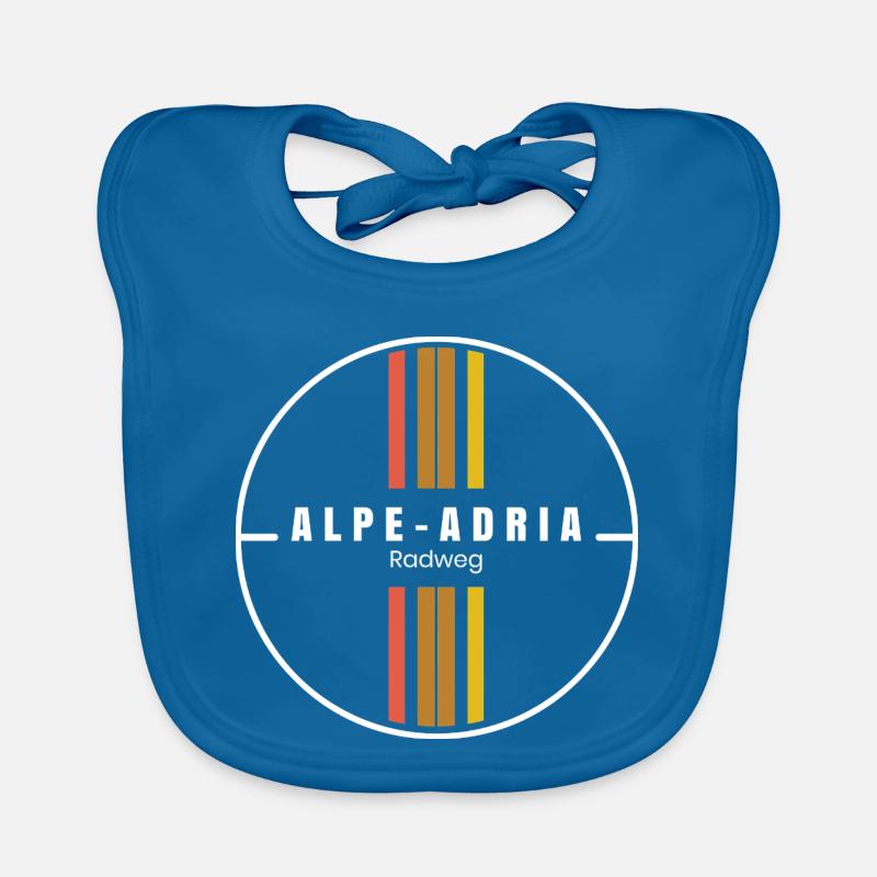 Alpe-Adria Radweg Baby Bio-Lätzchen