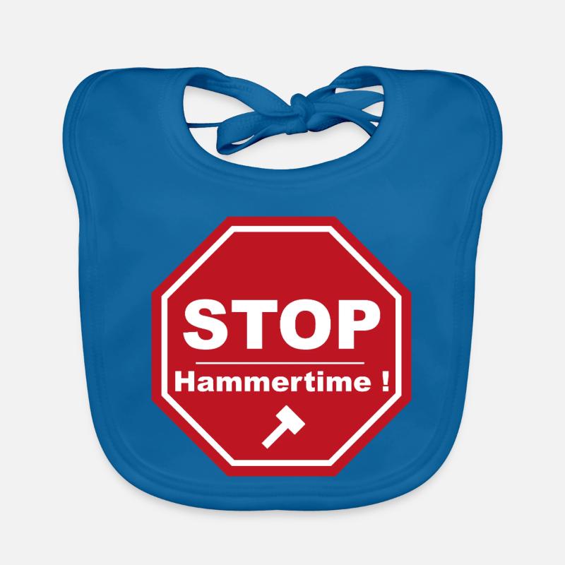 Stopp Hammertime Baby Bio-Lätzchen