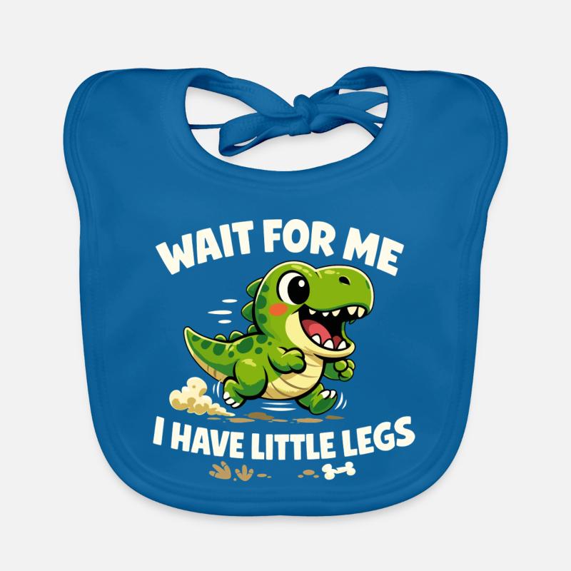 Wait for me - I've got funny short legs Organic Baby Bibs