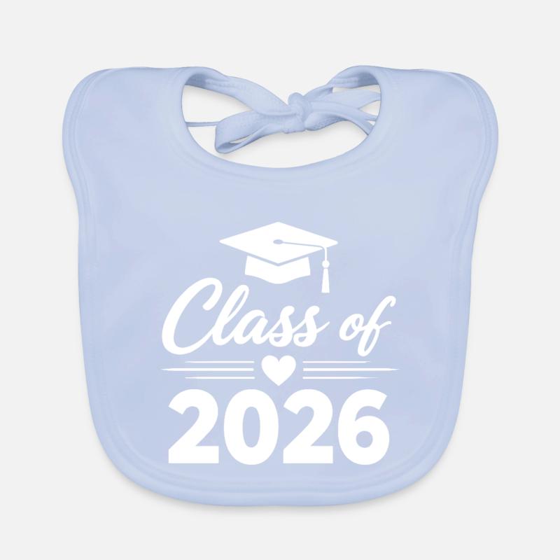 CLASS OF 2026 Absolventen Abschluss Studium Baby Bio-Lätzchen
