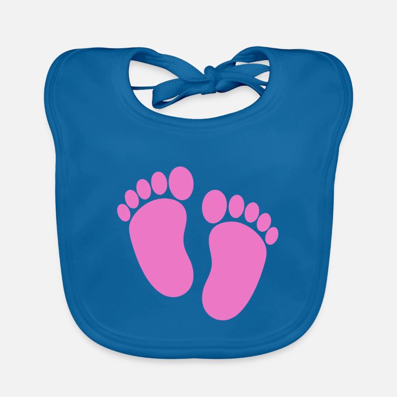 Pieds de bébé Bavoir bio Bébé