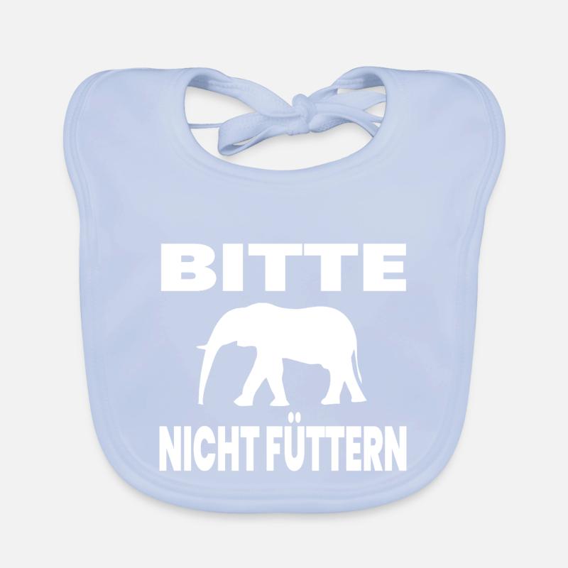 Éléphant Bavoir bio Bébé