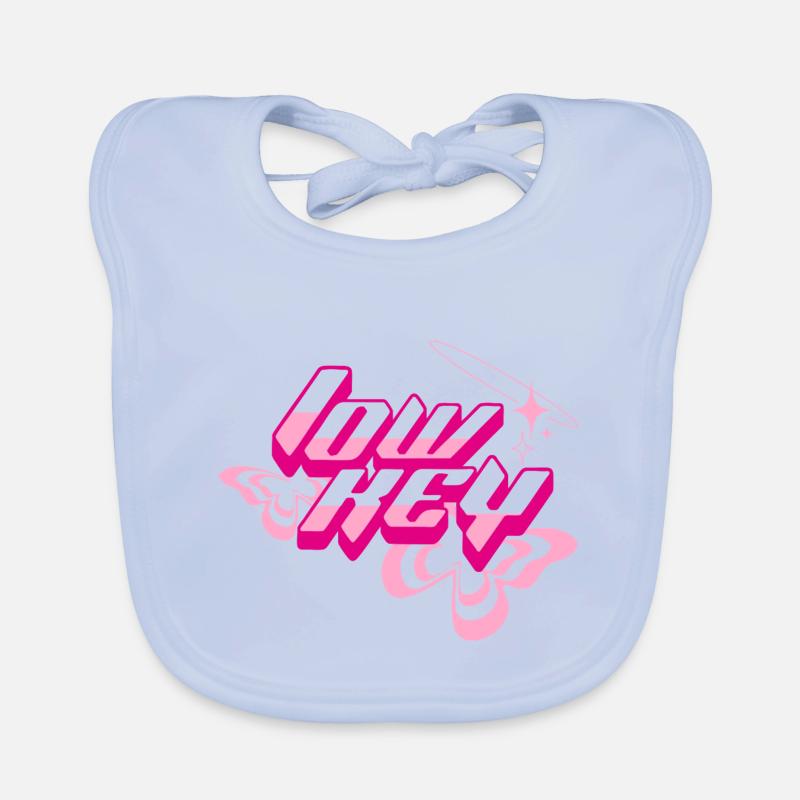 Glam Neon 80er Text Baby Bio-Lätzchen