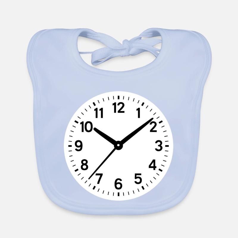 Clock Costume Carnival Funny Clock Costume Organic Baby Bibs