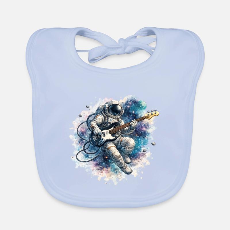 Astronaute spatial avec basse Bavoir bio Bébé