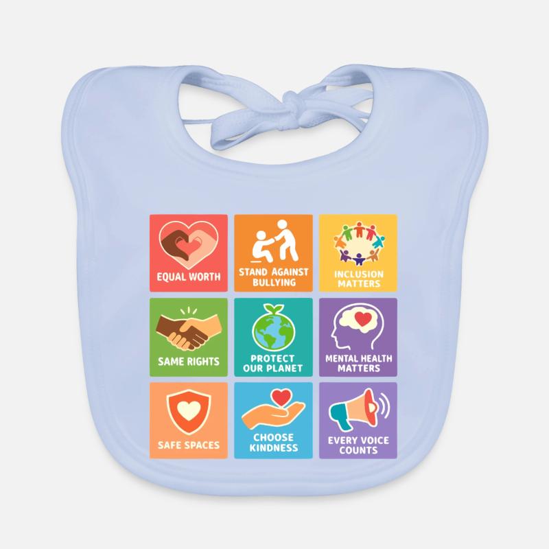 Human Rights Equality Inclusion Statement Organic Baby Bibs