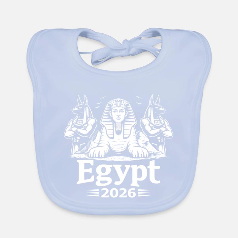 Sphinx Anubis Egypt 2026 Mysticism Organic Baby Bibs