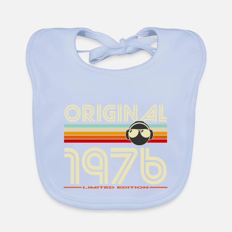 Originale Retro-Kopfhörer von 1976 Baby Bio-Lätzchen