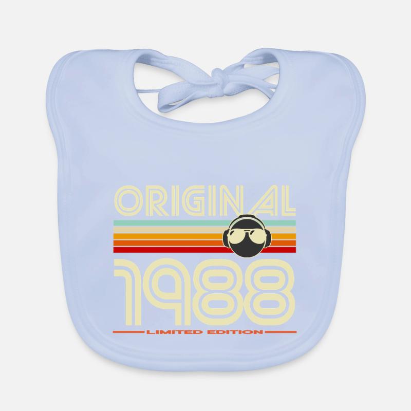 Original 1988 Édition Limitée Retro Bavoir bio Bébé