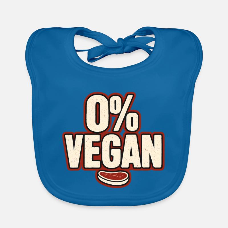 0% Vegan – Retro Statement Baby Bio-Lätzchen