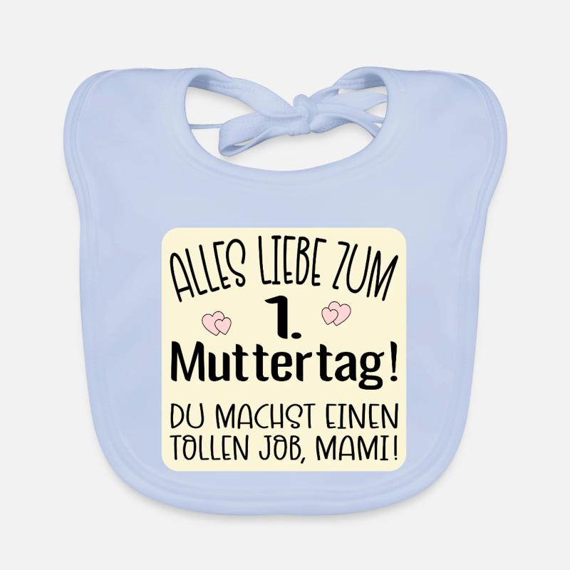 Erster Muttertag Mama Baby Bio-Lätzchen