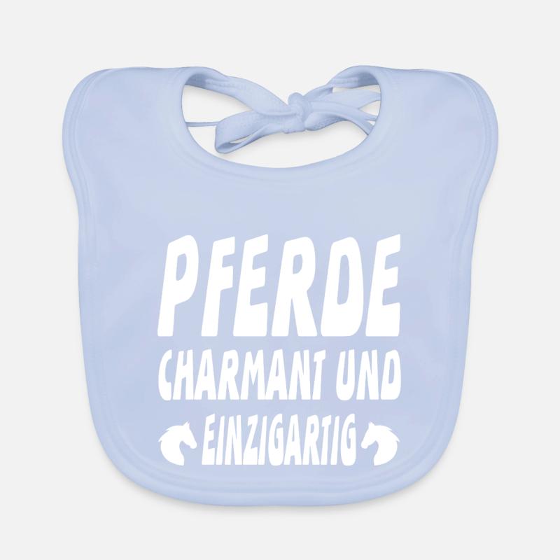 Pferde Baby Bio-Lätzchen