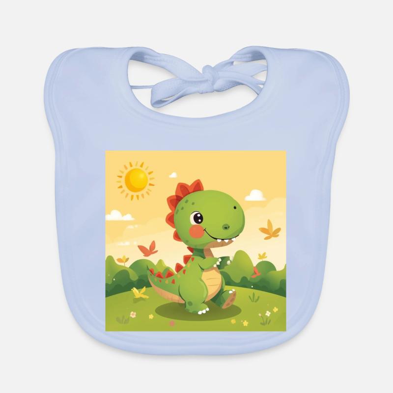 small dino Organic Baby Bibs
