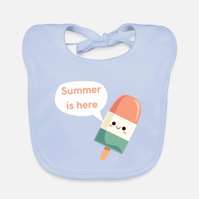 Der Sommer ist da Baby Bio-Lätzchen