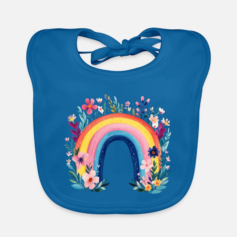 Lovely Rainbow Organic Baby Bibs
