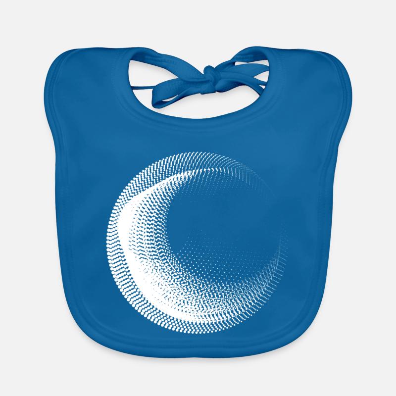 Conception de cercles points Bavoir bio Bébé