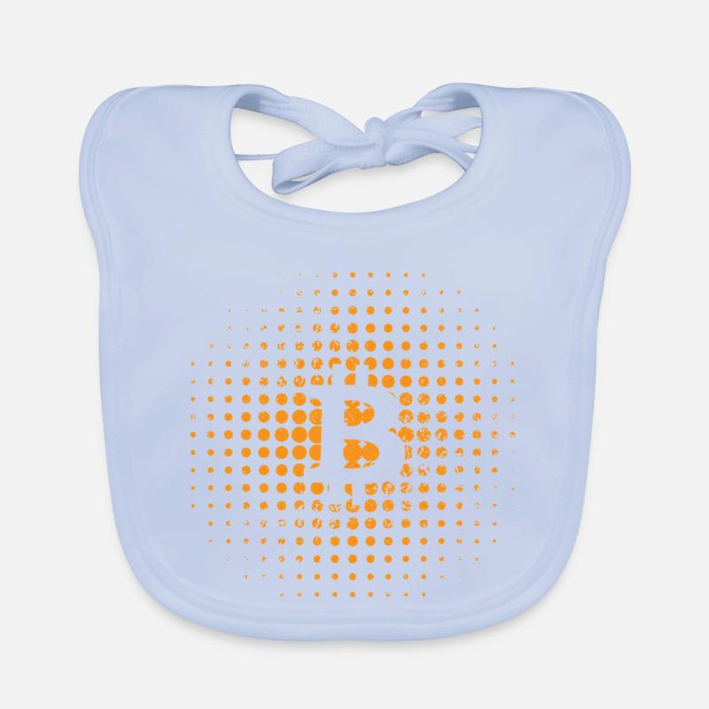 Bitcoin, idée cadeau Bitcoiner Bavoir bio Bébé