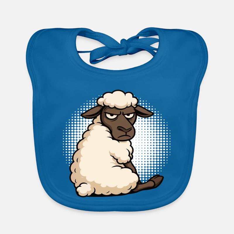 Schaf Schafe Schäfer Schafhalter Schafbock Baby Bio-Lätzchen