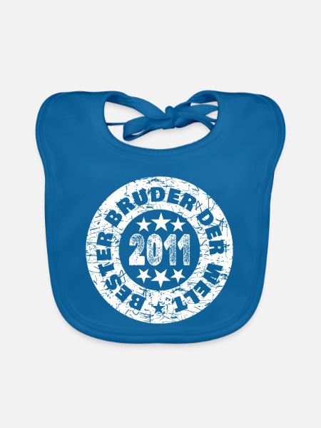 2011 - Baby Bio-Lätzchen - Pfauenblau