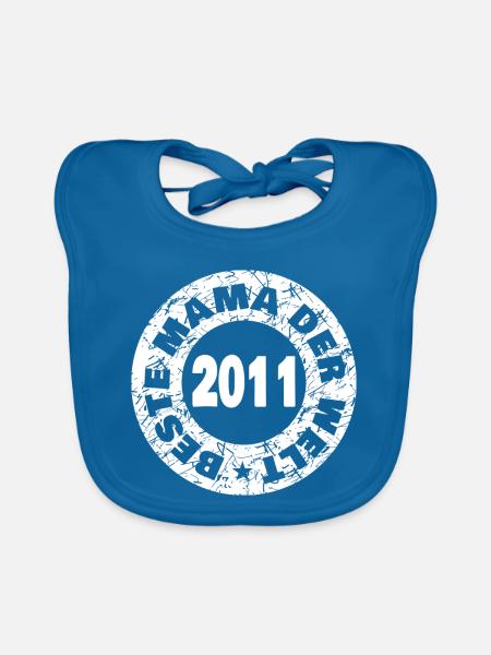 Mama 2011 - Baby Bio-Lätzchen - Pfauenblau