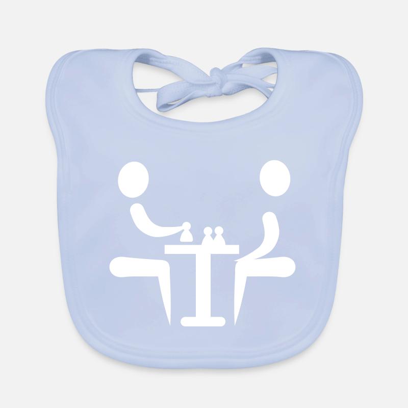 chess Organic Baby Bibs