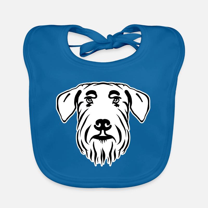 Schnauzer géant Bavoir bio Bébé